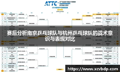赛后分析南京乒乓球队与杭州乒乓球队的战术意识与表现对比